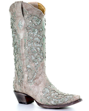 Corral Women's Sequin Inlay Western Boots-60025