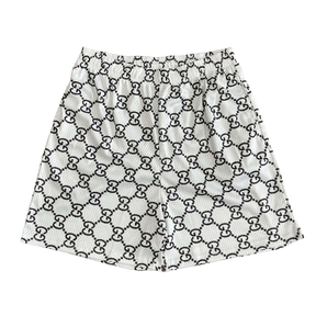 WHITE GU MESH SHORTS-8713