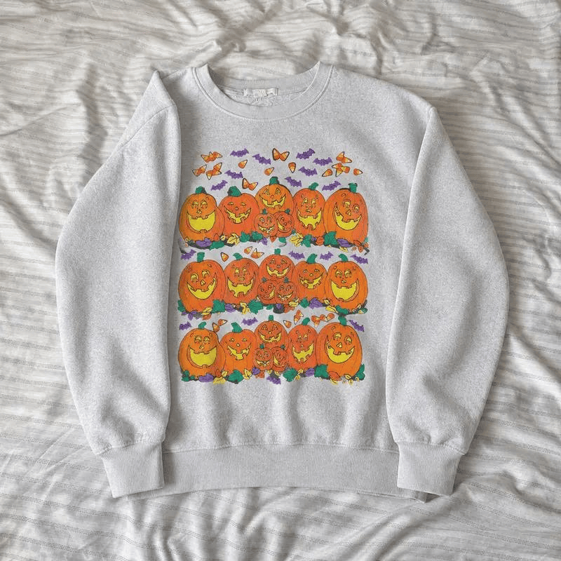 Cute Coquette Halloween Pullover Sweatshirt