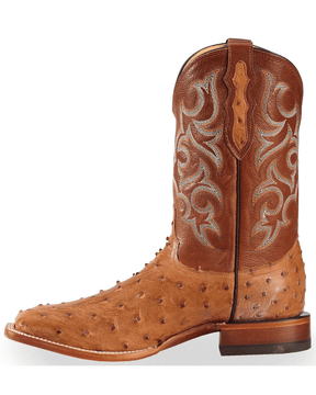 Justin Men's Full Quill Ostrich Western Boots-6004