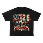 2026 World Soccer Beast Graphic Tee USA Canada Mexico Fan T-Shirt-2009