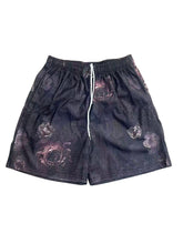 ROSE PRINT SHORTS-8903