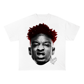 RDMCLOTHINGART tapestry hoodie 21SAVAGE WEIGHT COTTON TEE-8022