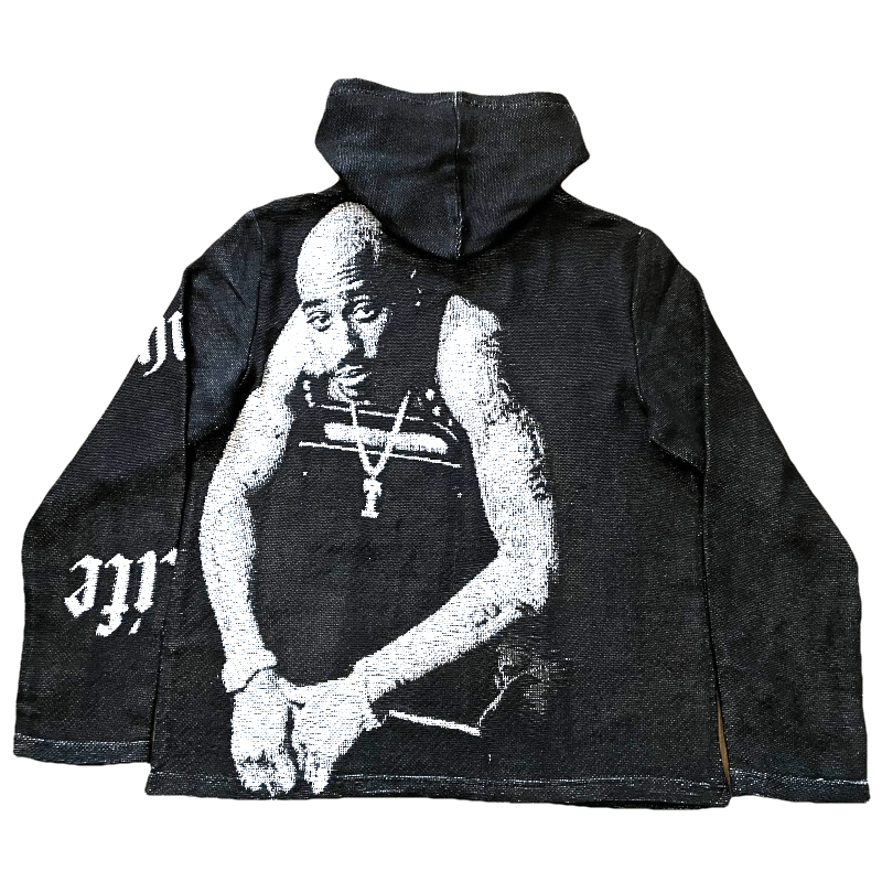 RDMCLOTHINGART tapestry hoodie 2PAC TAPESTY