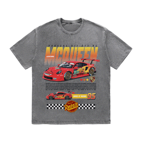 RDMCLOTHINGART tapestry hoodie 911 MCQUEEN HEAVY WEIGHT COTTON TEE-8838