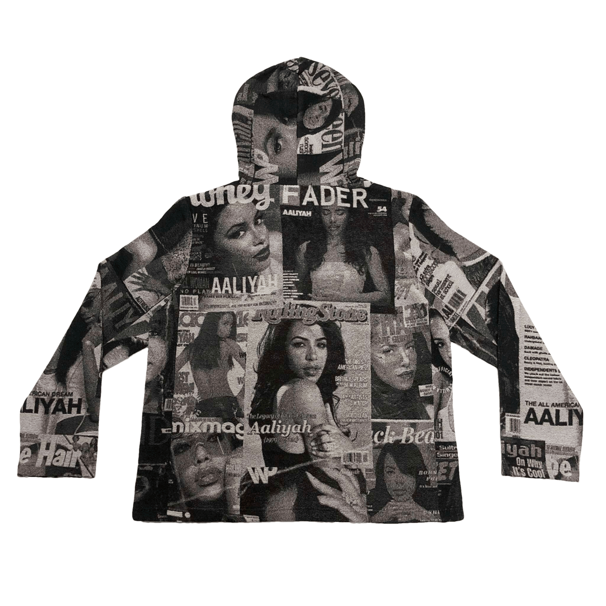 RDMCLOTHINGART tapestry hoodie Aaliyah Tapestry