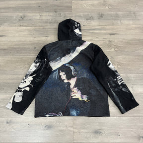 RDMCLOTHINGART tapestry hoodie ALICE TAPESTRY HOODIE