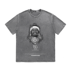 RDMCLOTHINGART tapestry hoodie ALLEN HEAVY WEIGHT COTTON TEE-9300