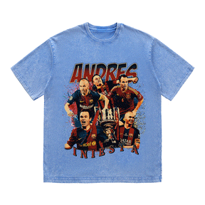 RDMCLOTHINGART tapestry hoodie ANDRES INIESTA HEAVY WEIGHT COTTON TEE-9145