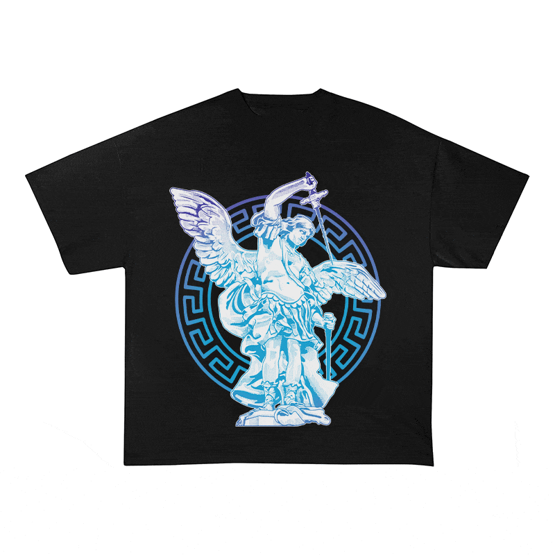 RDMCLOTHINGART tapestry hoodie ARCHANGEL HEAVY WEIGHT COTTON TEE-9030