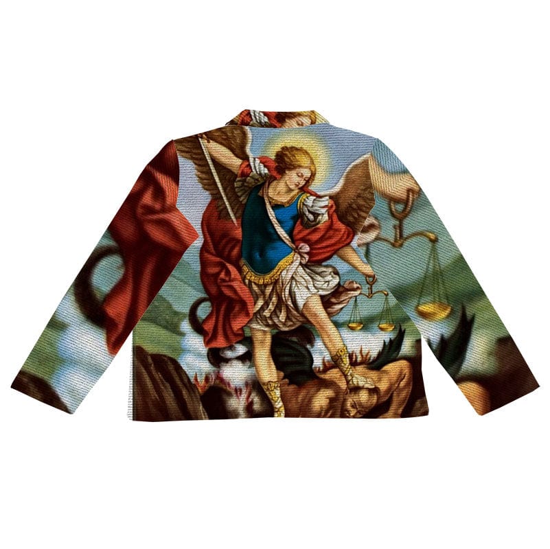 RDMCLOTHINGART tapestry hoodie ARCHANGEL MICHAEL TAPESTRY JACKET