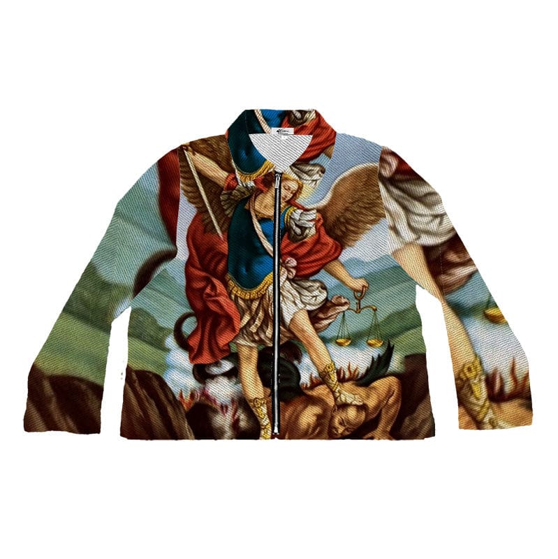 RDMCLOTHINGART tapestry hoodie ARCHANGEL MICHAEL TAPESTRY JACKET