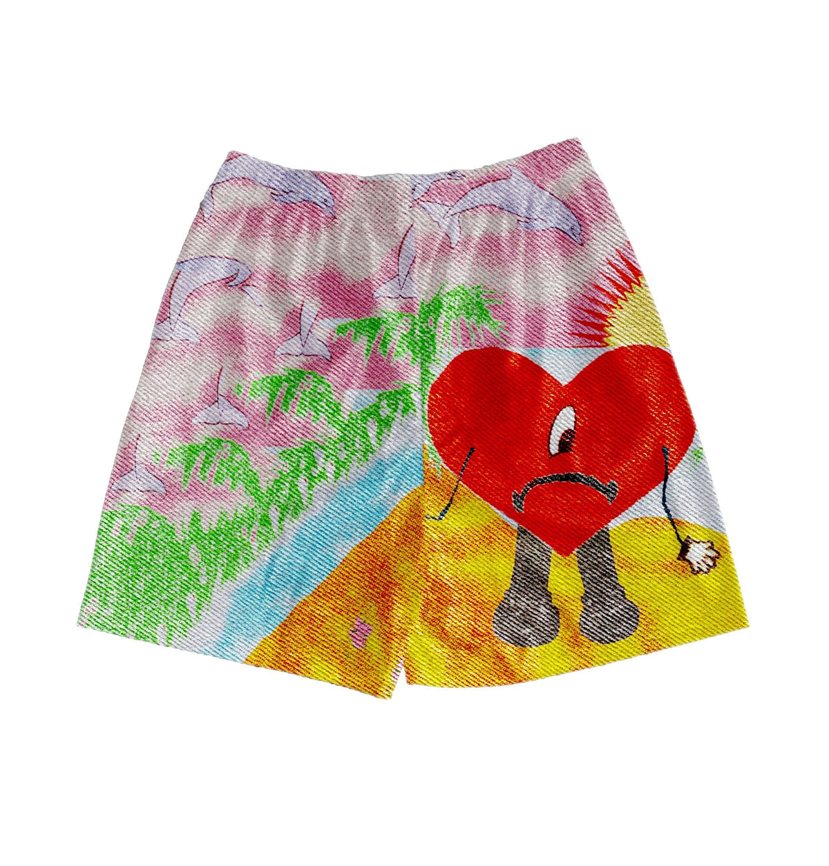 RDMCLOTHINGART tapestry hoodie BAD-BUNNY TAPESTRY SHORTS