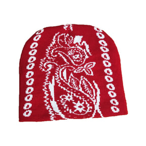 RDMCLOTHINGART tapestry hoodie BEANIE-2029