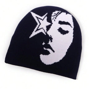 RDMCLOTHINGART tapestry hoodie BEANIE-2048