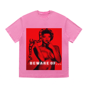 RDMCLOTHINGART tapestry hoodie BEWARE OF HEAVY WEIGHT COTTON TEE-9031