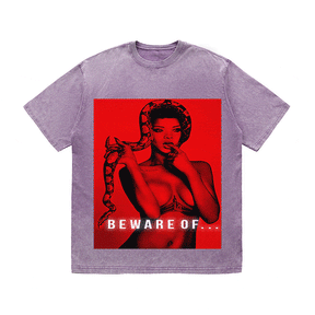 RDMCLOTHINGART tapestry hoodie BEWARE OF HEAVY WEIGHT COTTON TEE-9031