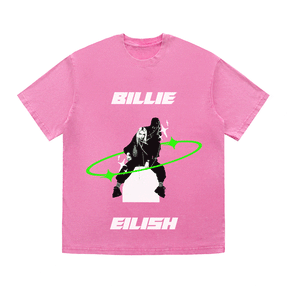 RDMCLOTHINGART tapestry hoodie BILLIE EILISH HEAVY WEIGHT COTTON TEE-8873