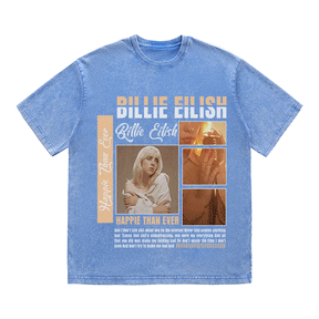 RDMCLOTHINGART tapestry hoodie BILLIE EILISH HEAVY WEIGHT COTTON TEE-8990