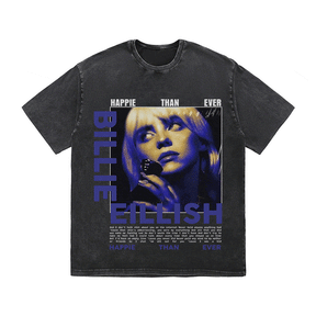 RDMCLOTHINGART tapestry hoodie BILLIE EILLISH HEAVY WEIGHT COTTON TEE-8991