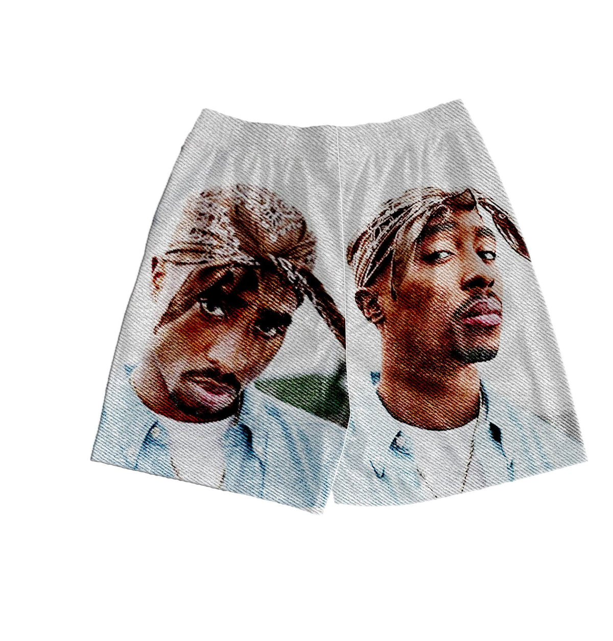 RDMCLOTHINGART tapestry hoodie BLUE 2PAC TAPESTRY SHORTS