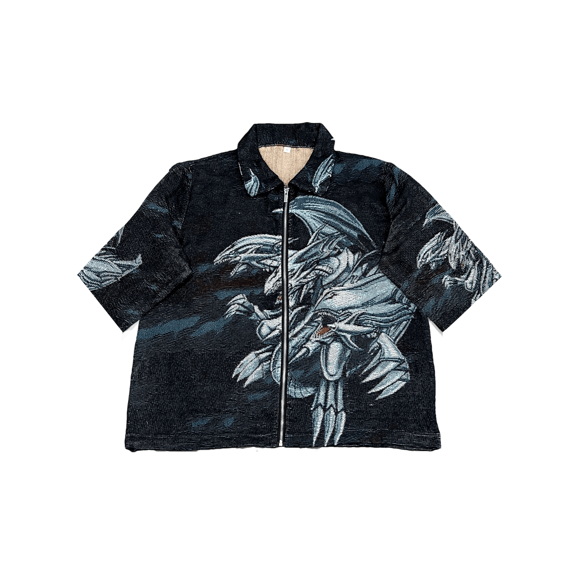 RDMCLOTHINGART tapestry hoodie BLUE EYES WHITE DRAGON TAPESTRY TEE