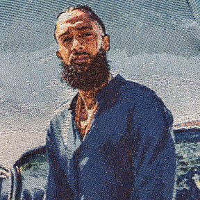 RDMCLOTHINGART tapestry hoodie Blue Nip Tapestry