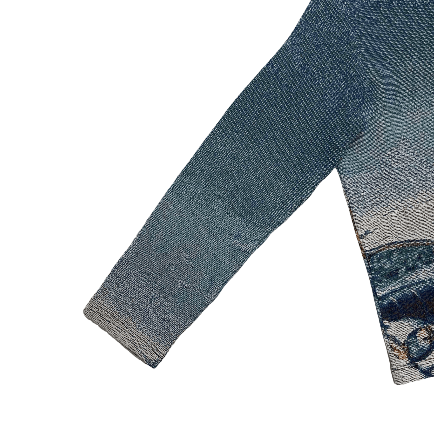 RDMCLOTHINGART tapestry hoodie Blue Nip Tapestry