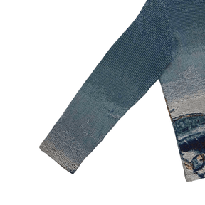 RDMCLOTHINGART tapestry hoodie Blue Nip Tapestry