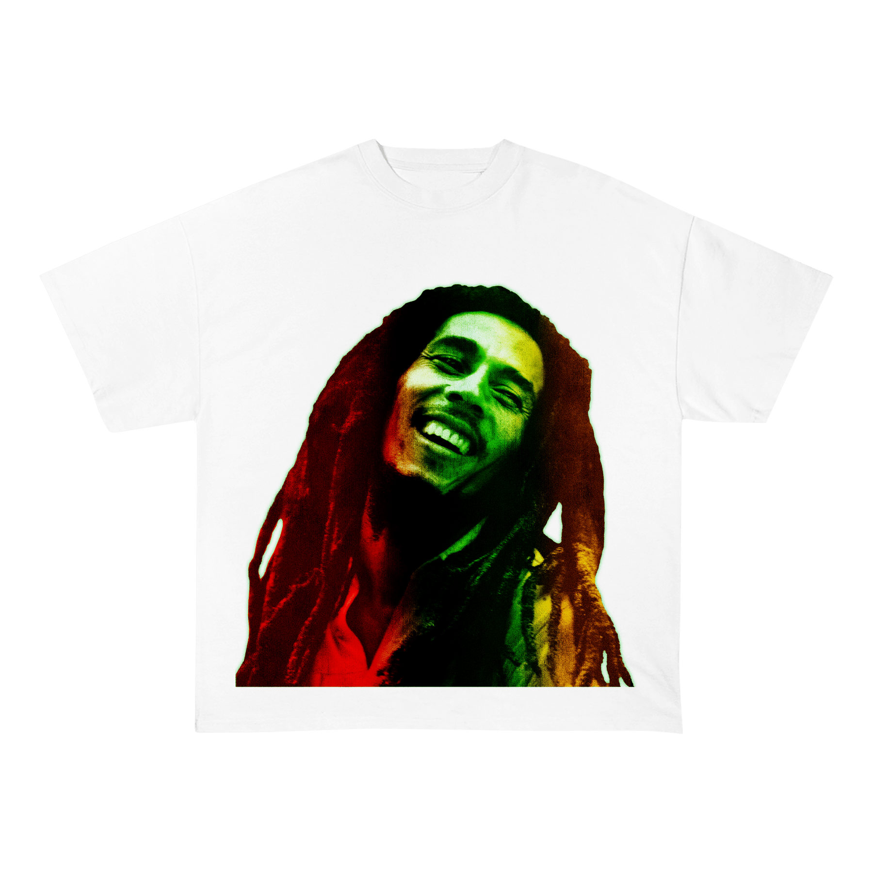 RDMCLOTHINGART tapestry hoodie BOBMARLEY WEIGHT COTTON TEE-8021