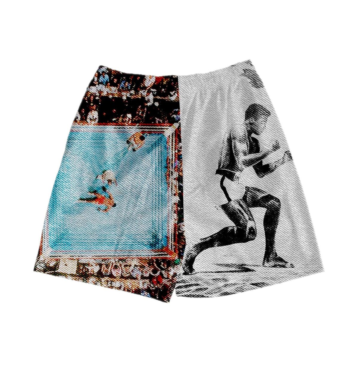 RDMCLOTHINGART tapestry hoodie BOXING TAPESTRY SHORTS