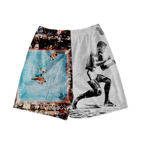 RDMCLOTHINGART tapestry hoodie BOXING TAPESTRY SHORTS