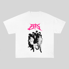 RDMCLOTHINGART tapestry hoodie BTS HEAVY WEIGHT COTTON TEE-8899