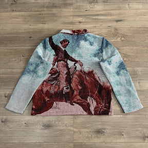 RDMCLOTHINGART tapestry hoodie BUCK JUMPER TAPESTRY JACKET