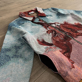 RDMCLOTHINGART tapestry hoodie BUCK JUMPER TAPESTRY JACKET