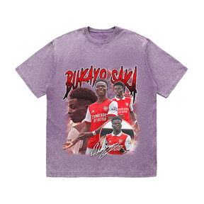 RDMCLOTHINGART tapestry hoodie BUKAYO SAKA HEAVY WEIGHT COTTON TEE-9151