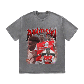 RDMCLOTHINGART tapestry hoodie BUKAYO SAKA HEAVY WEIGHT COTTON TEE-9151