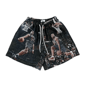 RDMCLOTHINGART tapestry hoodie CARTER TAPESTRY SHORTS