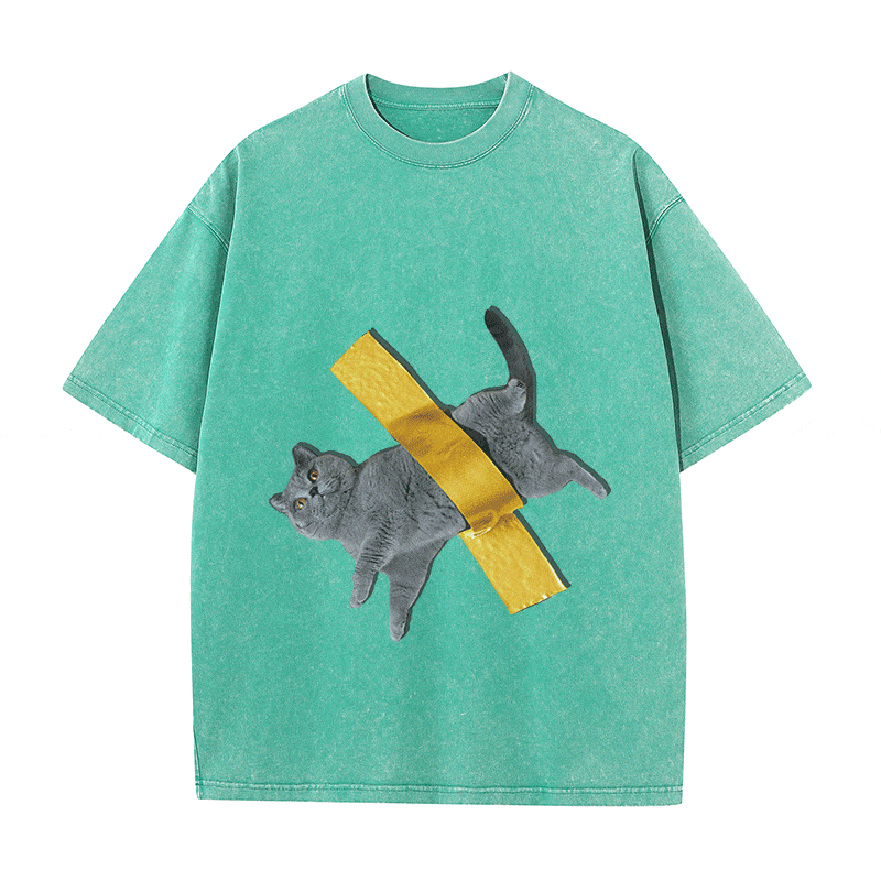 RDMCLOTHINGART tapestry hoodie CAT 3 HEAVY WEIGHT COTTON TEE-9303