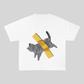 RDMCLOTHINGART tapestry hoodie CAT 3 HEAVY WEIGHT COTTON TEE-9303