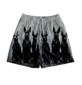RDMCLOTHINGART tapestry hoodie CERBERUS TAPESTRY SHORTS