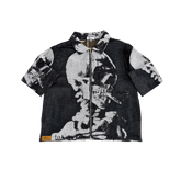 RDMCLOTHINGART tapestry hoodie CIGARETTE SKULL TAPESTRY TEE