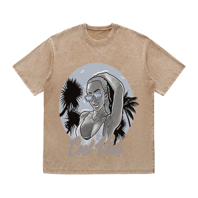 RDMCLOTHINGART tapestry hoodie COOL VIBES HEAVY WEIGHT COTTON TEE-9035