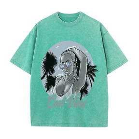 RDMCLOTHINGART tapestry hoodie COOL VIBES HEAVY WEIGHT COTTON TEE-9035