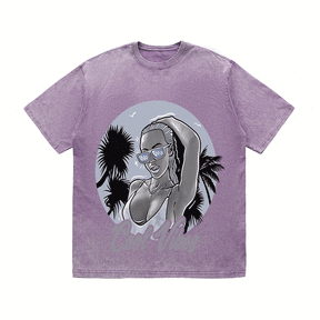 RDMCLOTHINGART tapestry hoodie COOL VIBES HEAVY WEIGHT COTTON TEE-9035