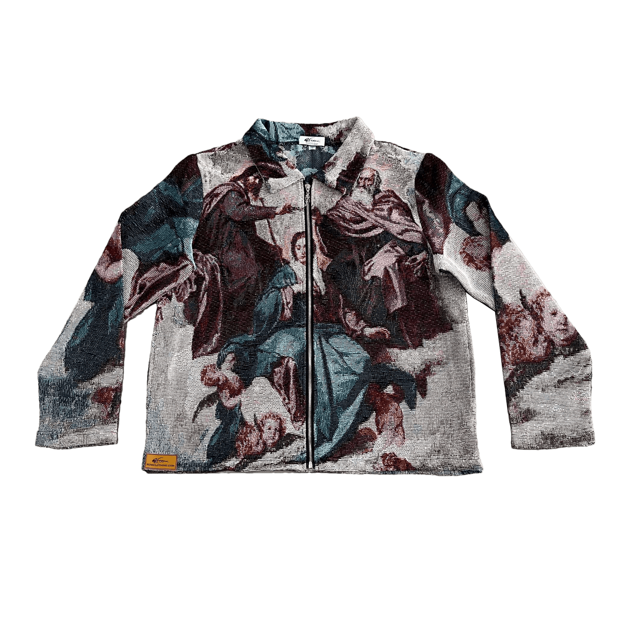 RDMCLOTHINGART tapestry hoodie CORONATION MARY TAPESTRY JACKET