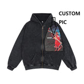 RDMCLOTHINGART tapestry hoodie CUSTOM TAPESTRY PATCH HOODIE
