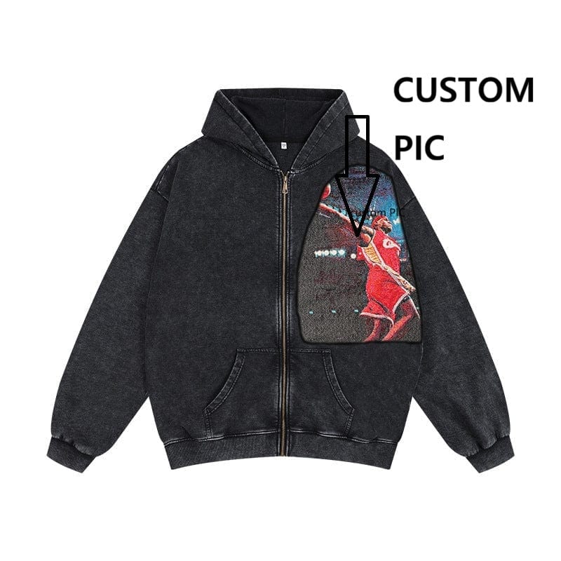 RDMCLOTHINGART tapestry hoodie CUSTOM TAPESTRY PATCH HOODIE