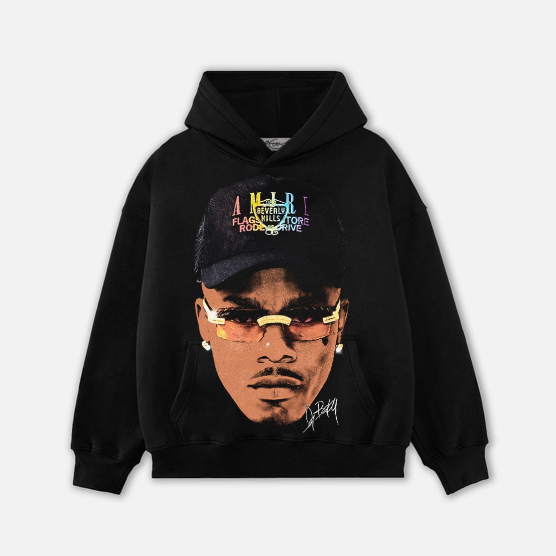 DABABY HEAD HOODIE-1100 - RDMCLOTHINGART