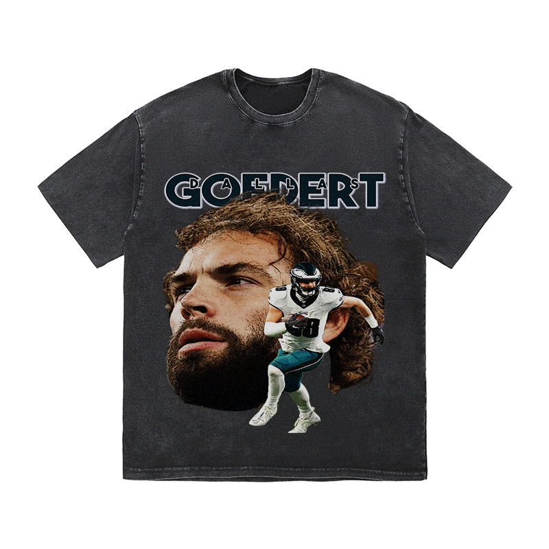 RDMCLOTHINGART tapestry hoodie DALLAS GOEDERT 3 HEAVY WEIGHT COTTON TEE-9060